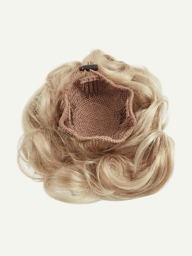 Beige Blonde Clip-In Bun