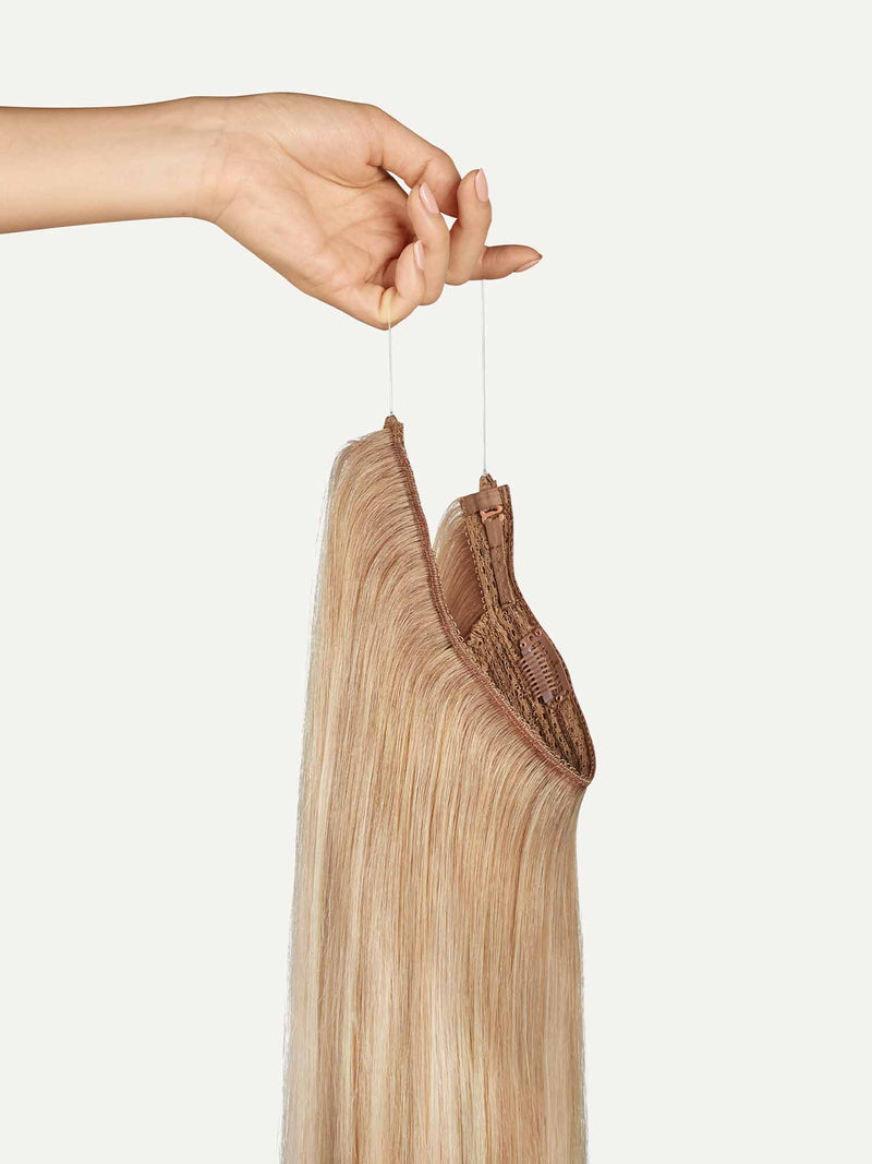 Halo Hair Extensions Blonde Balayage 20