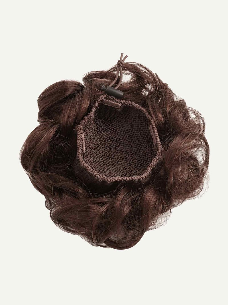 Chocolate Brown Clip-In Bun