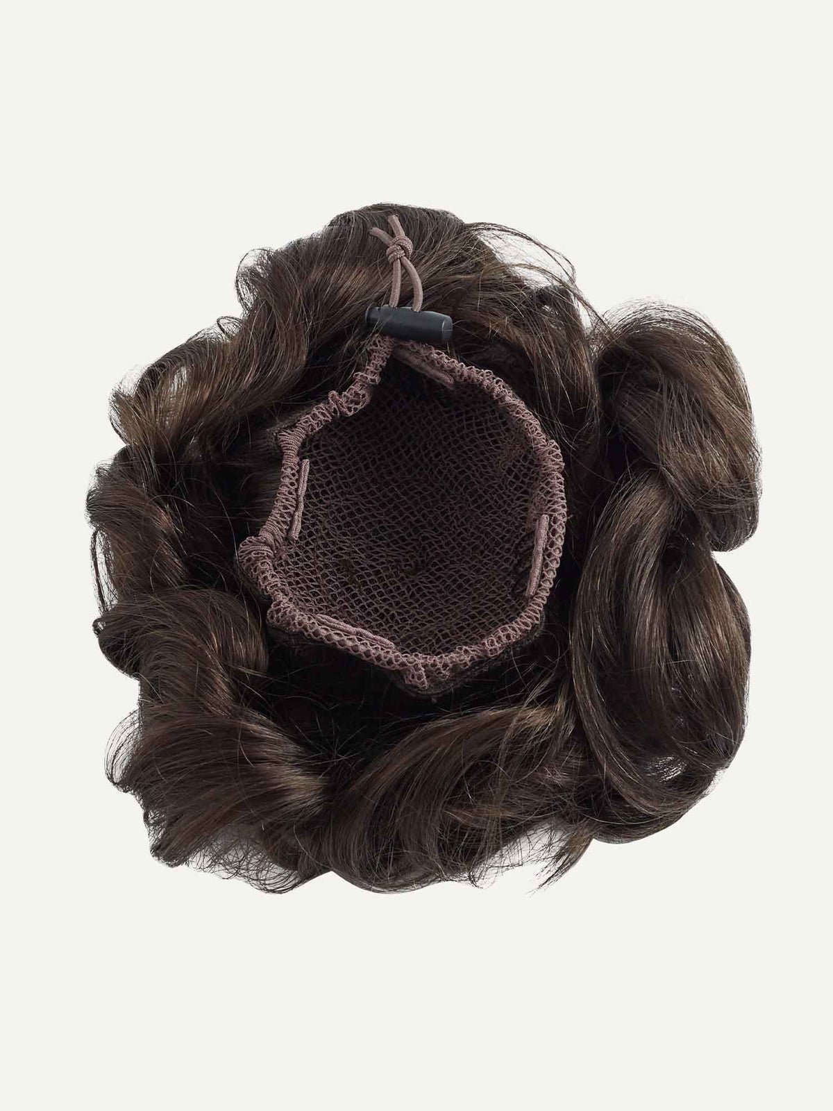 Cool Dark Brown Clip-In Bun