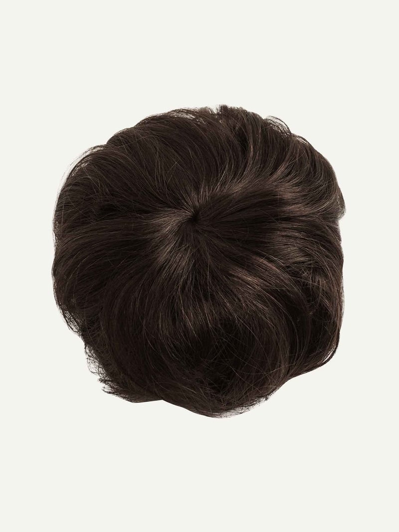 Dark Brown Clip-In Bun