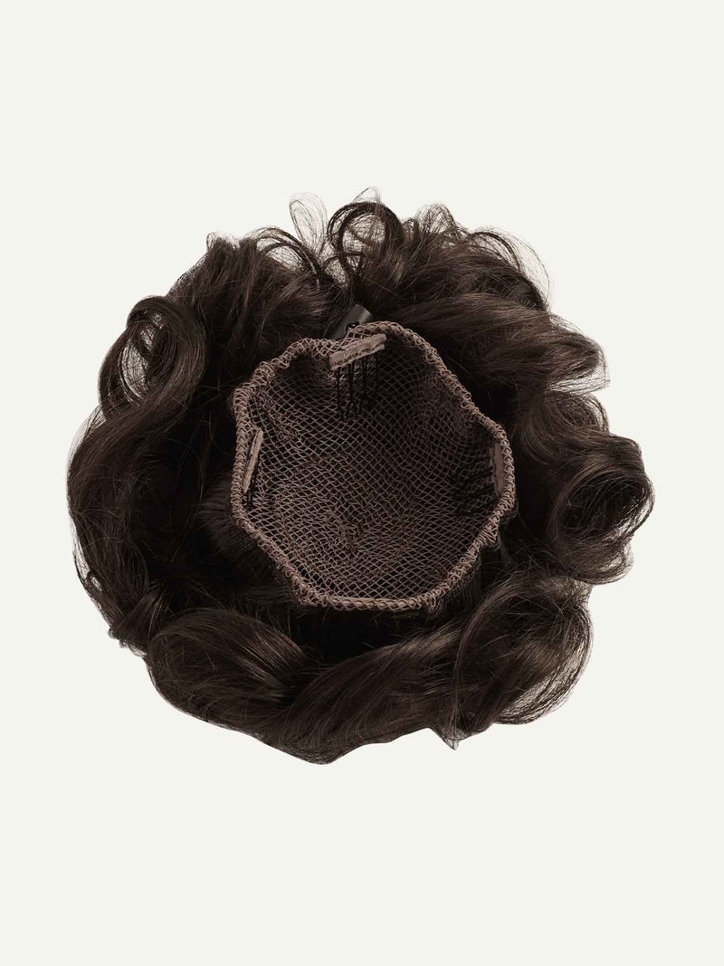 Dark Brown Clip-In Bun
