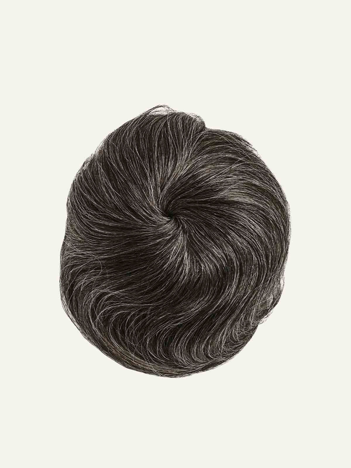 Dark Gray Clip-In Bun