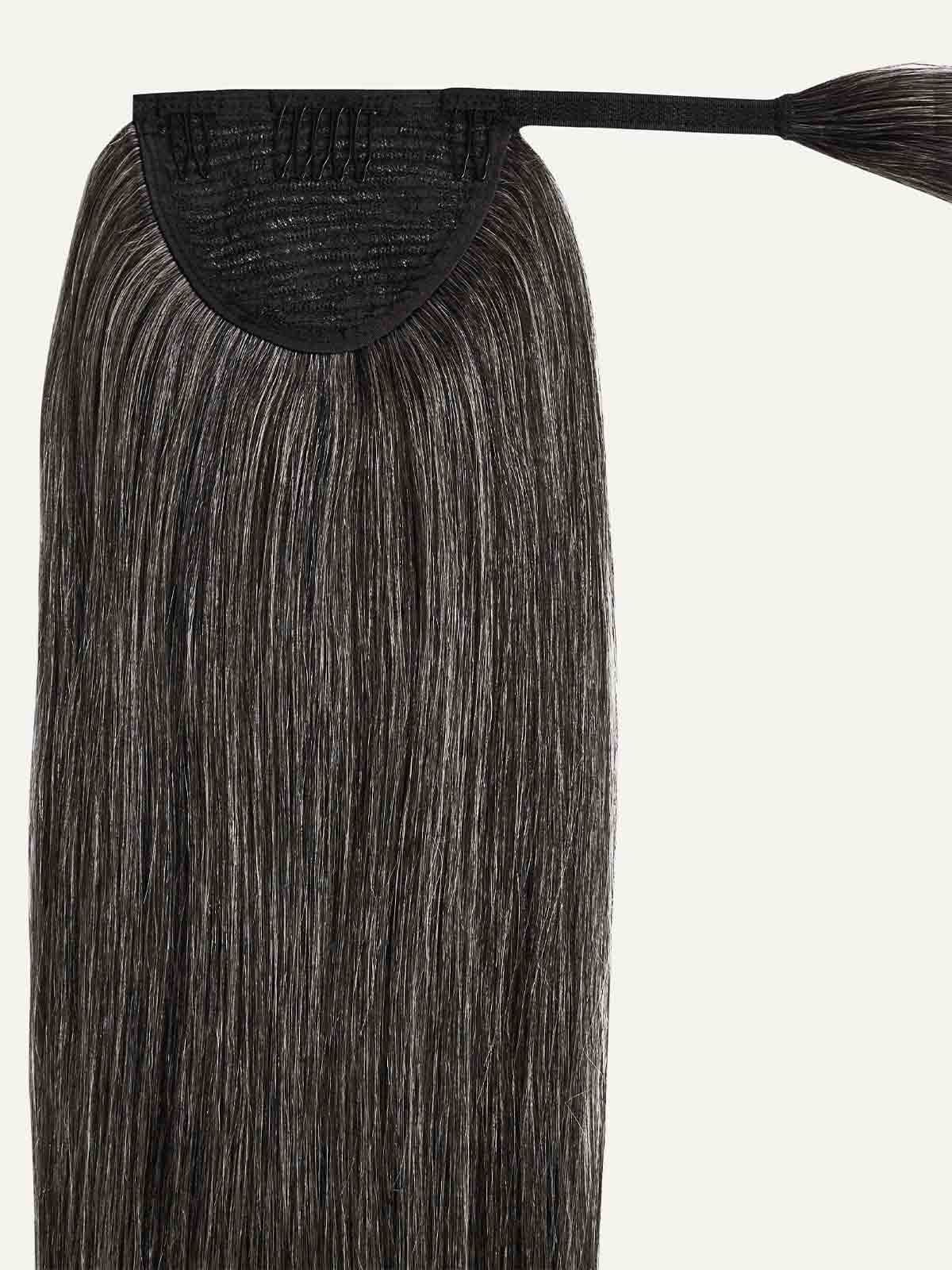 Gray ponytail extension shop