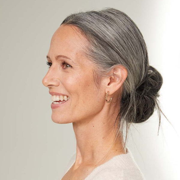Dark Gray Clip-In Bun thumbnail