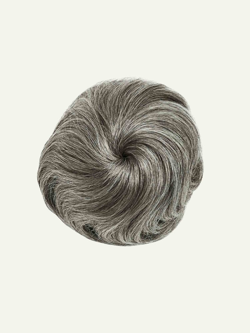 Light Gray Clip-In Bun