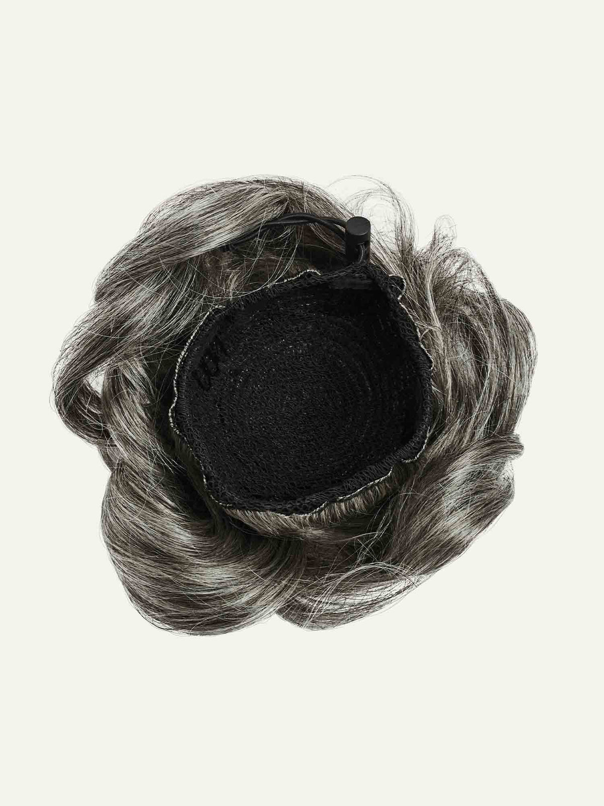 Light Gray Clip-In Bun