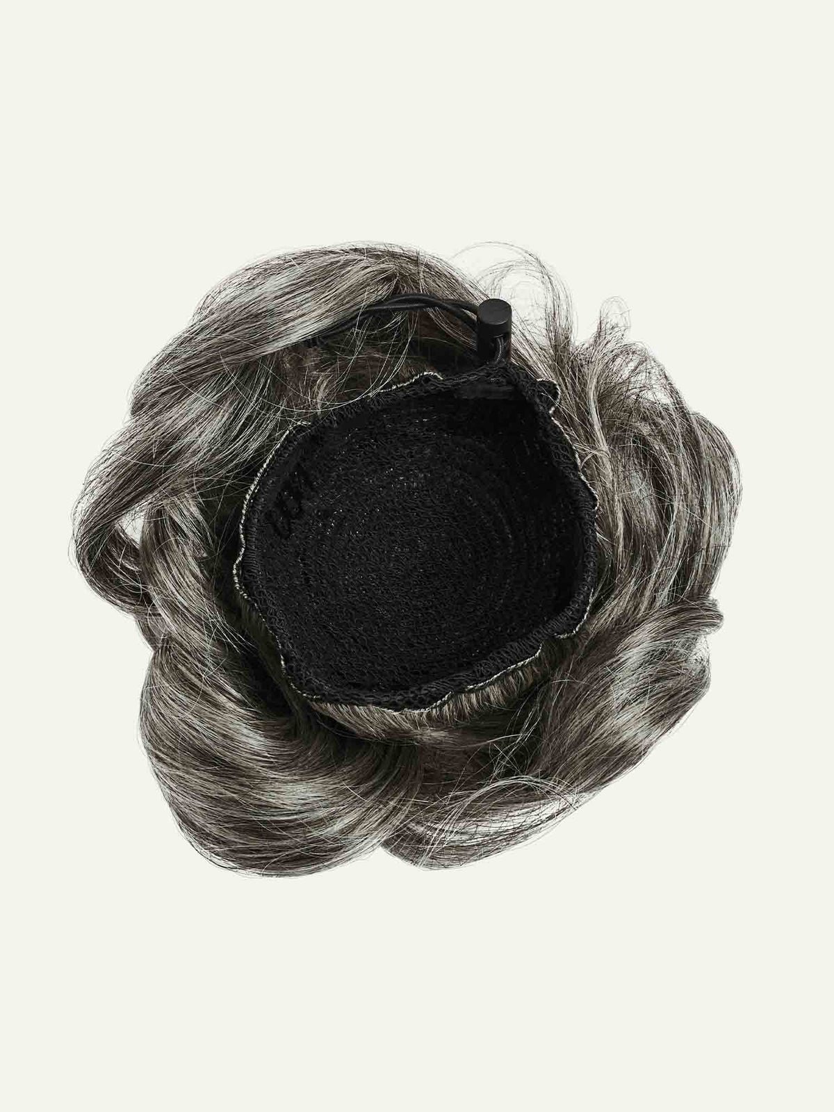 Light Gray Clip-In Bun