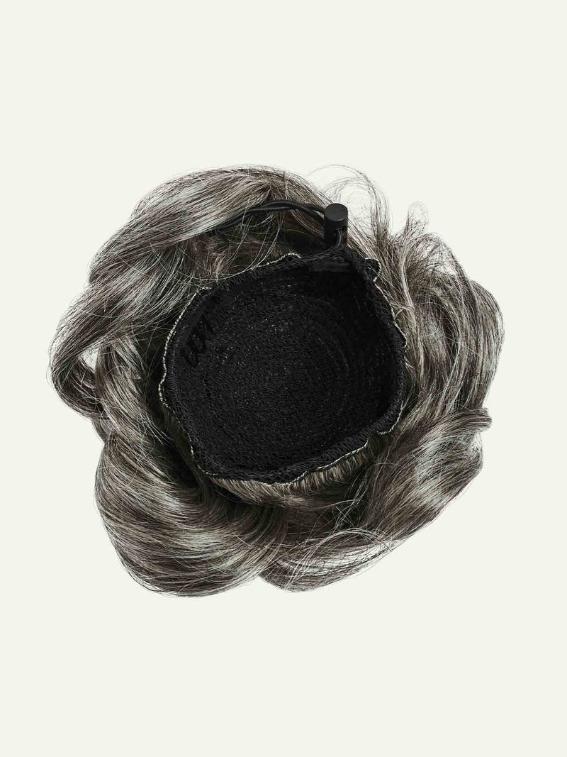 Light Gray Clip-In Bun