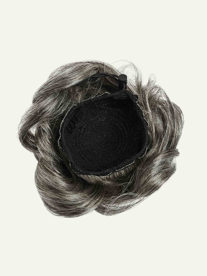 Light Gray Clip-In Bun
