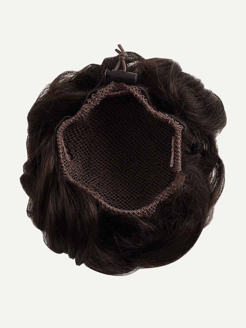 Mocha Brown Clip-In Bun