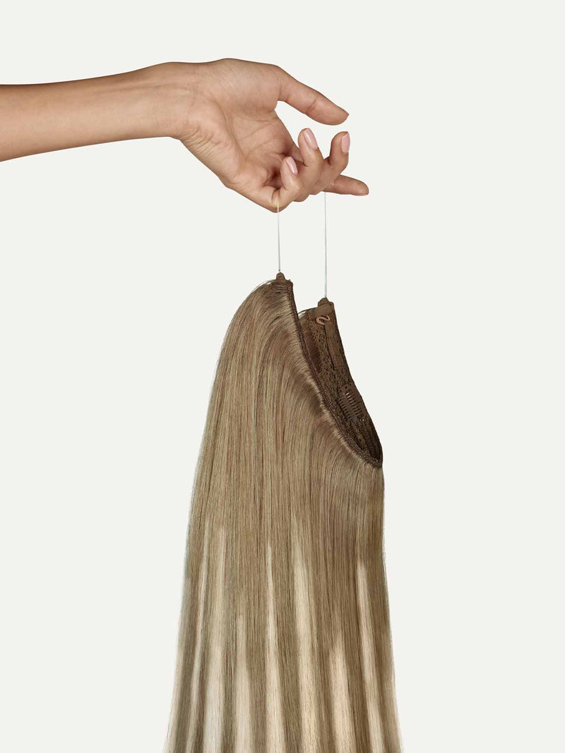 Balayage Hair Extensions Natural Blonde Balayage Halo 20