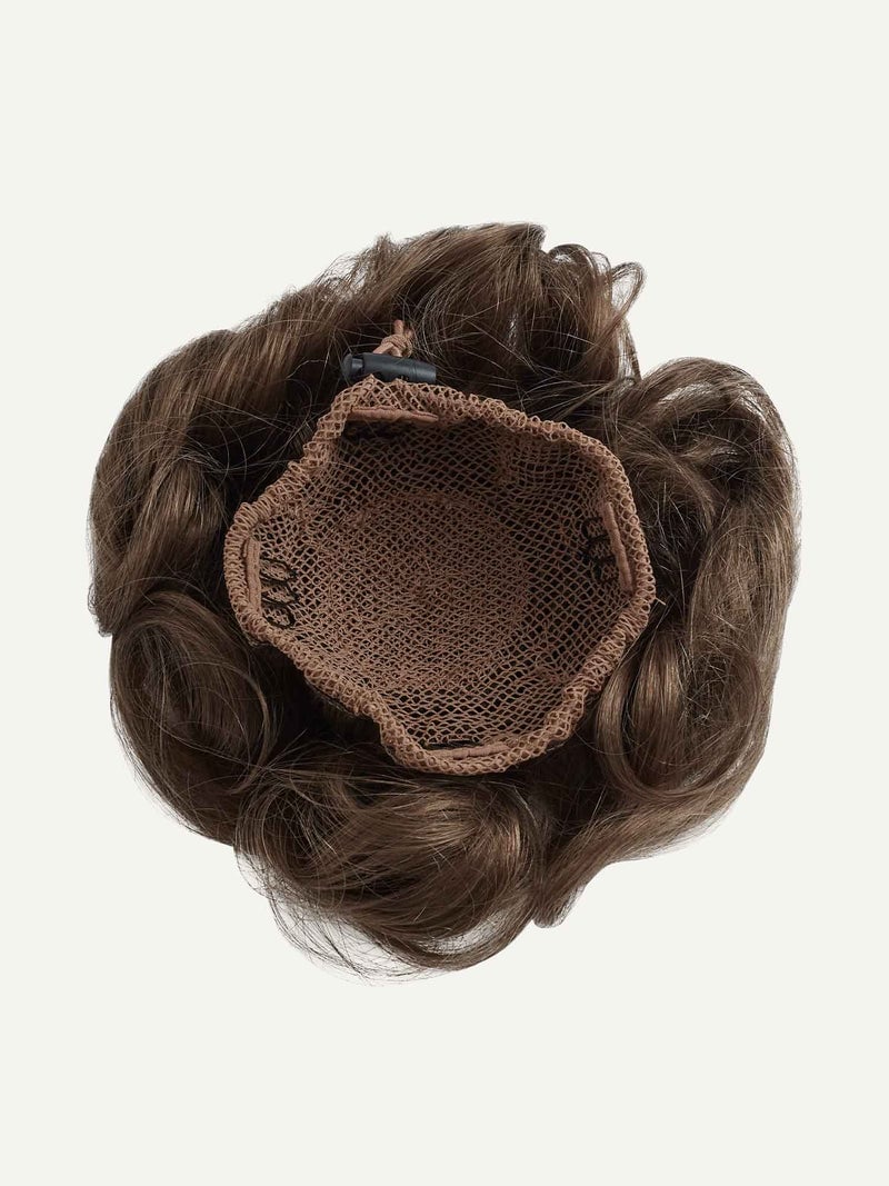 Neutral Brown Clip-In Bun