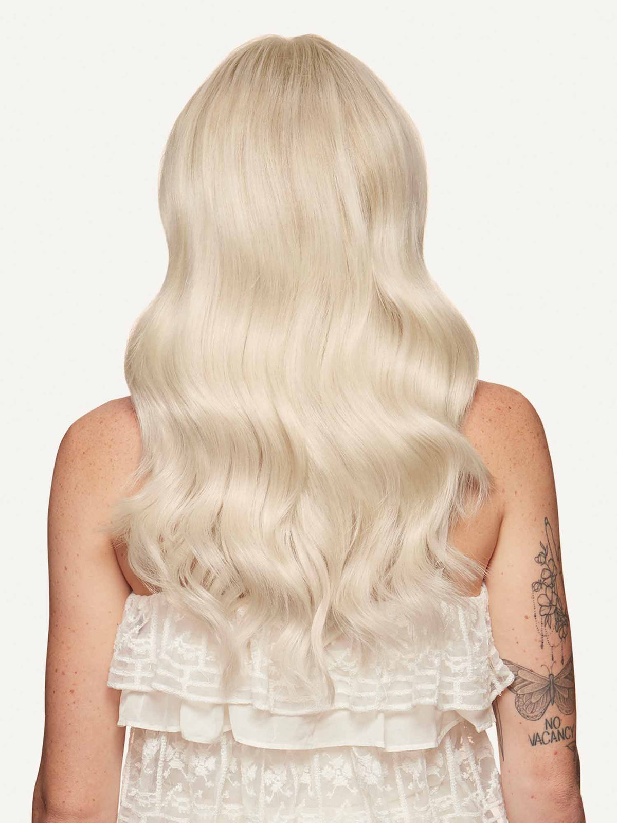 Clip in hair extensions platinum blonde outlet