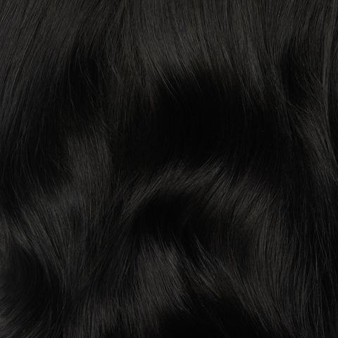 Black Fluffy Short Bun Hair - Roblox