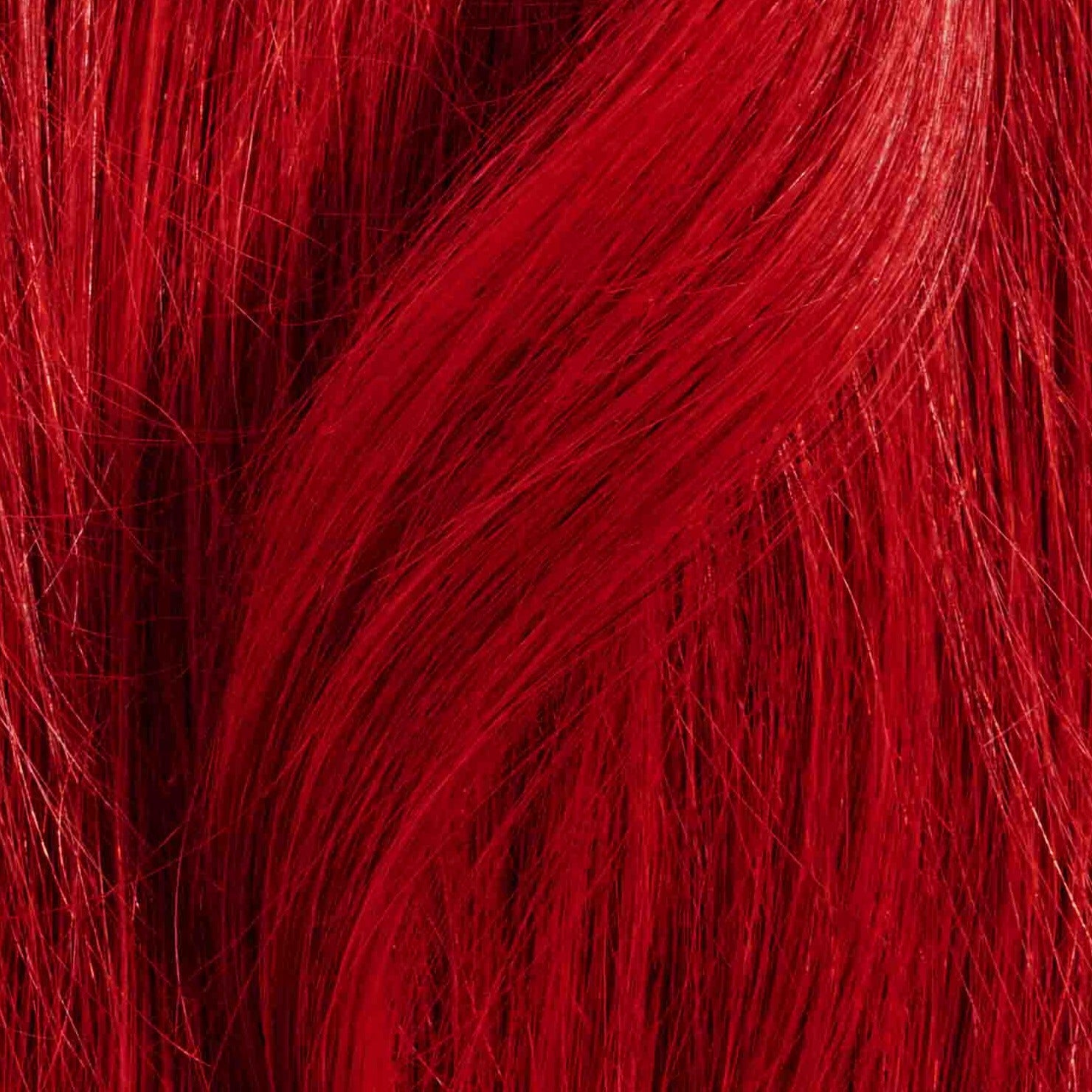 Red Peekaboo Halo® Hair Extensions | Luxy Hair - Luxy® Hair