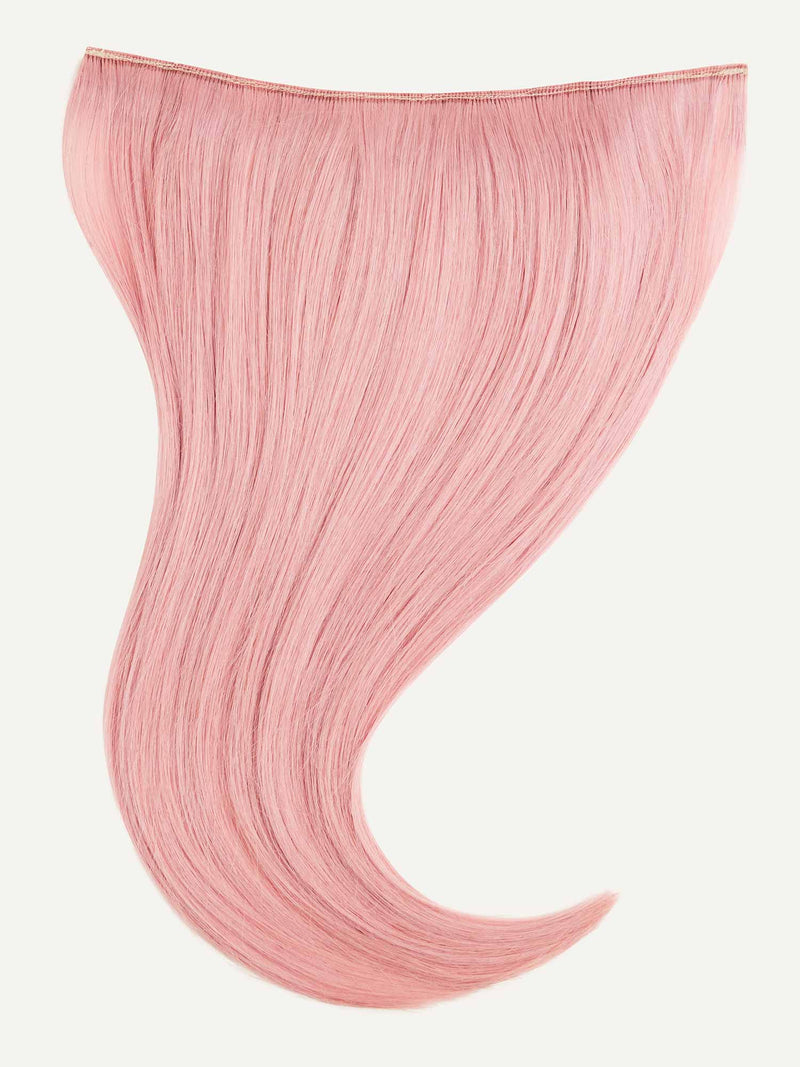 Pink peekaboo hair