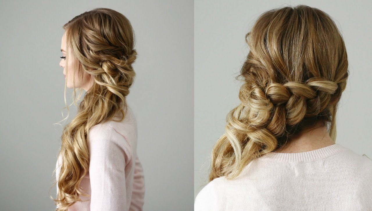 Luxy® Hair - Side Swept Dutch Braid Hair Tutorial - Missy Sue