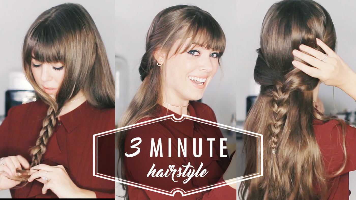 3 Minute Hairstyle The Easiest Hairstyle You'll Ever Do