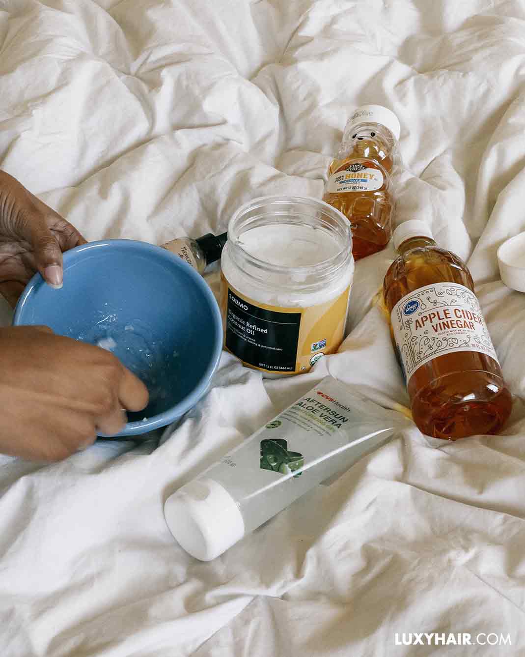 Aloe vera hair mask