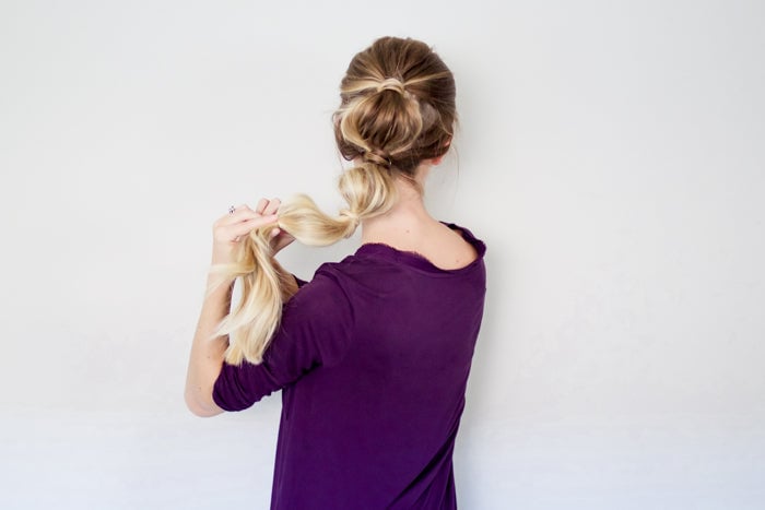 Bubble Ponytail Hair Tutorial with Luxy Hair Extensions by Erin Howards