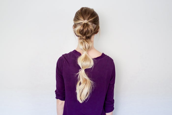 Bubble Ponytail Hair Tutorial with Luxy Hair Extensions by Erin Howards