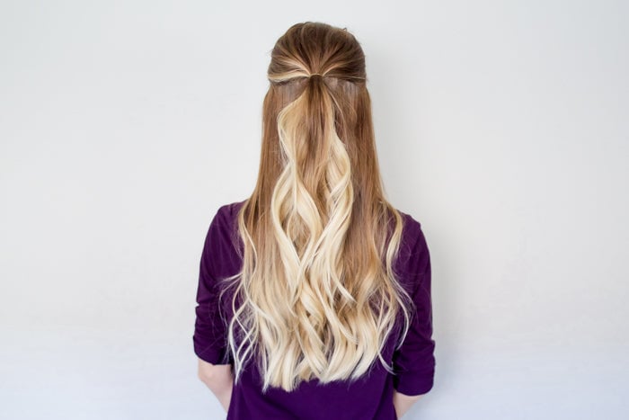 Bubble Ponytail Hair Tutorial with Luxy Hair Extensions by Erin Howards