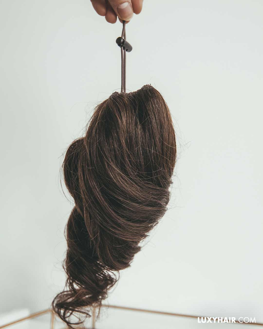 Messy bun hair piece