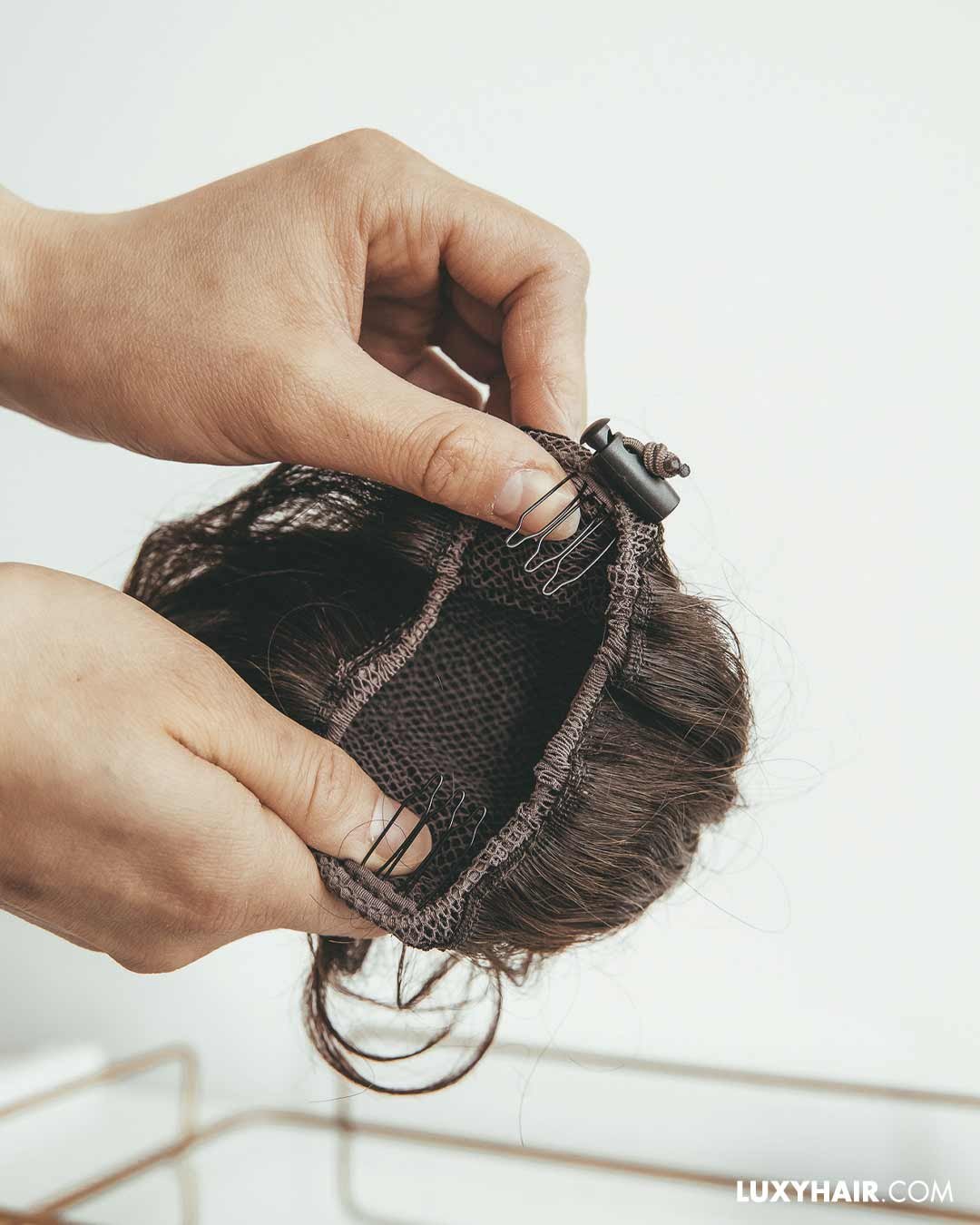Messy bun hair piece
