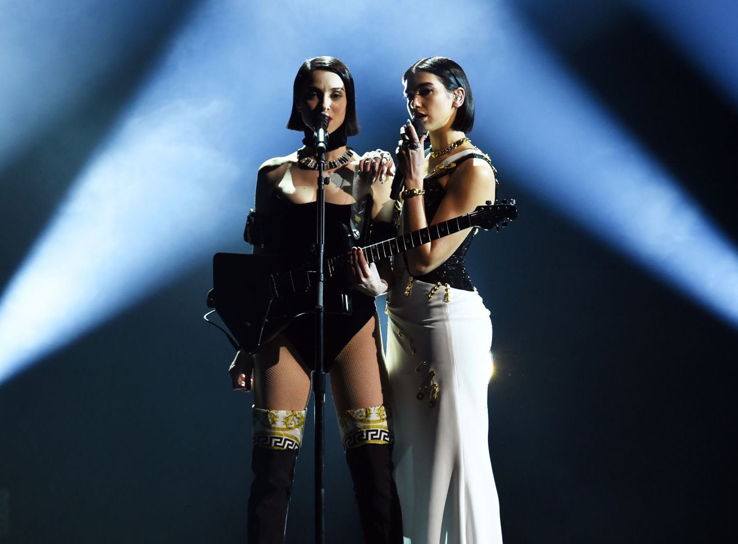 Dua Lipa St Vincent 2019 Grammys