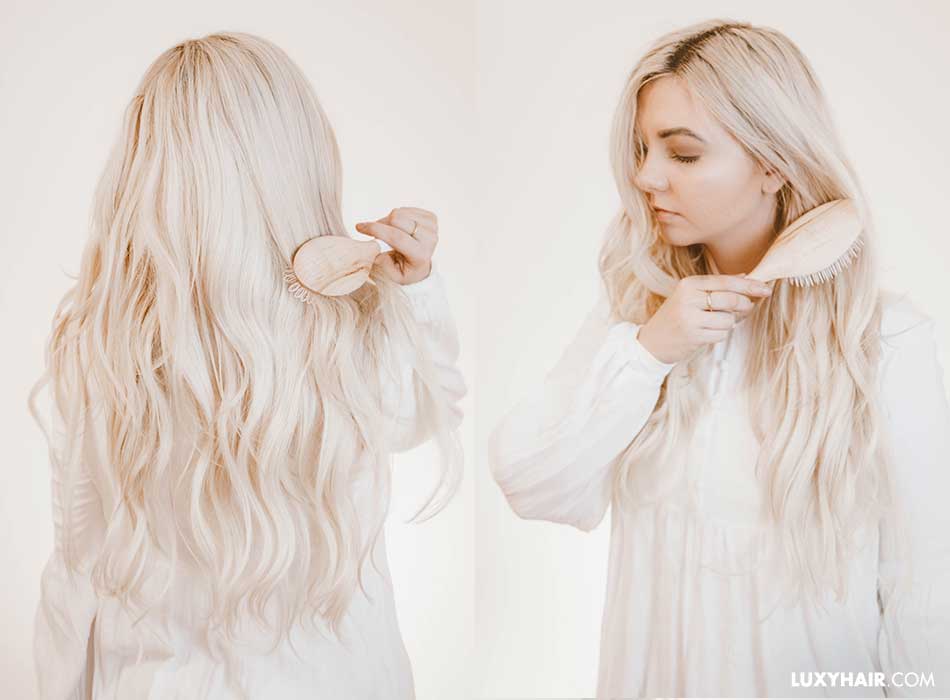 How to clip in hair extensions