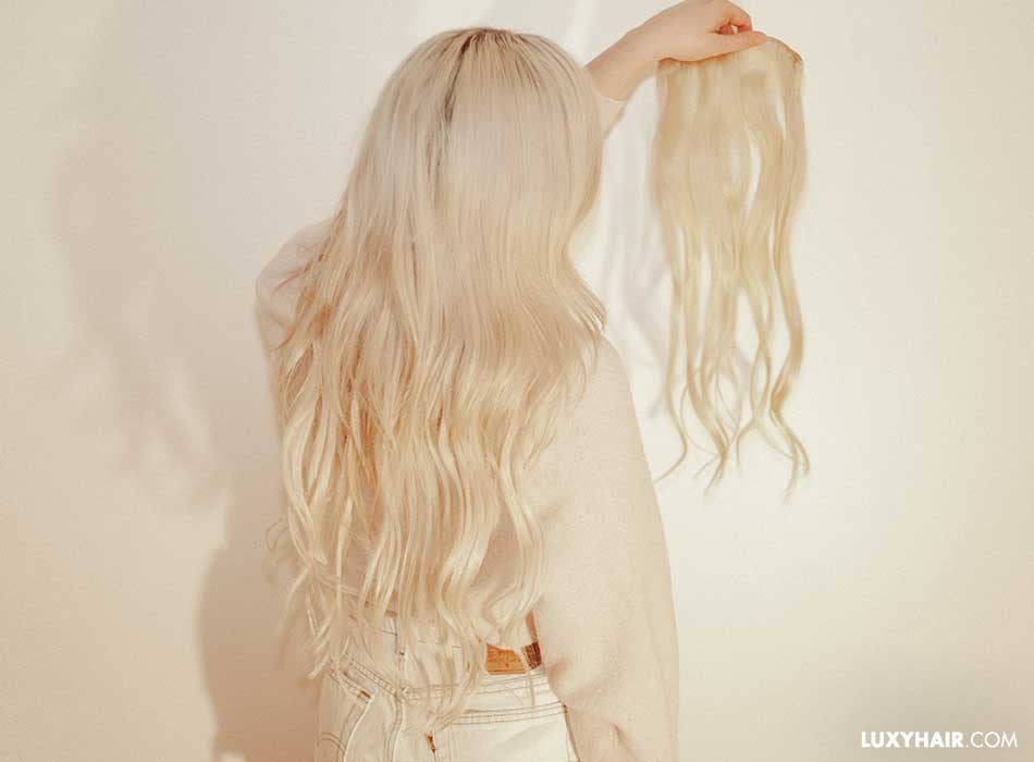 How to wear a volumizer weft