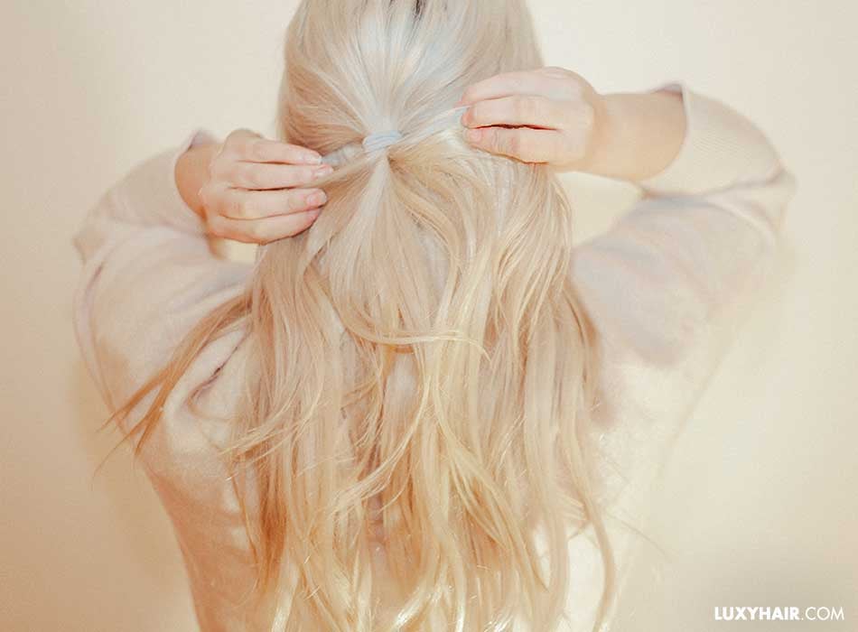 How to wear a volumizer weft