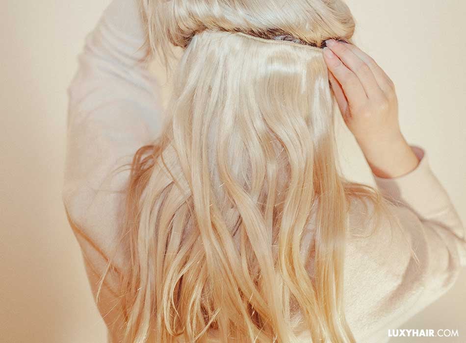 How to wear a volumizer weft