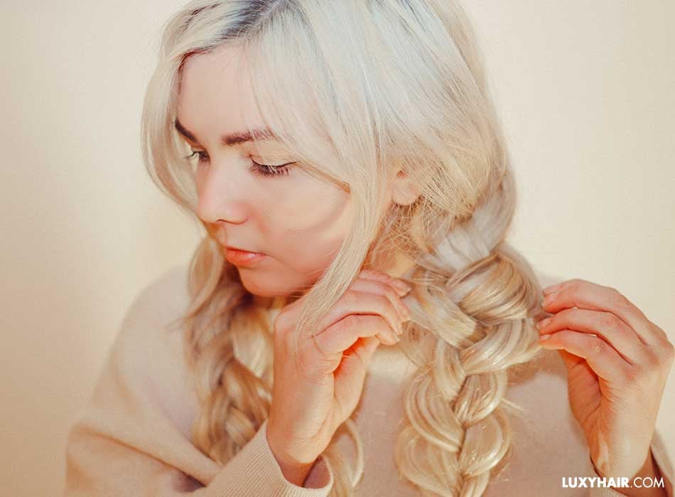 How to wear a volumizer weft