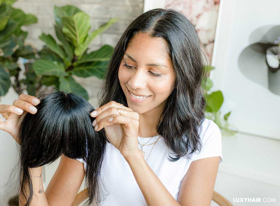 Using Clip In Bangs Clip In Bangs: How To Wear Clip In Bangs (The Ultimate Guide)