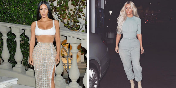 kim kardashian blonde hair