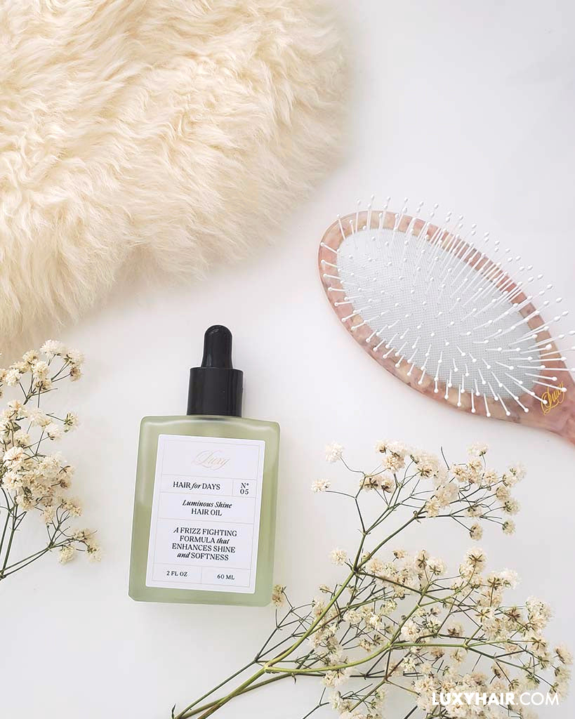 hair oil and comb
