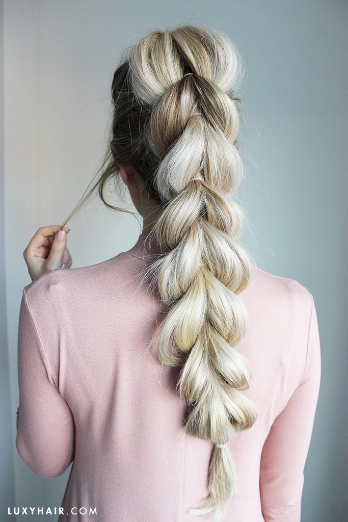 how to do a pull through braid