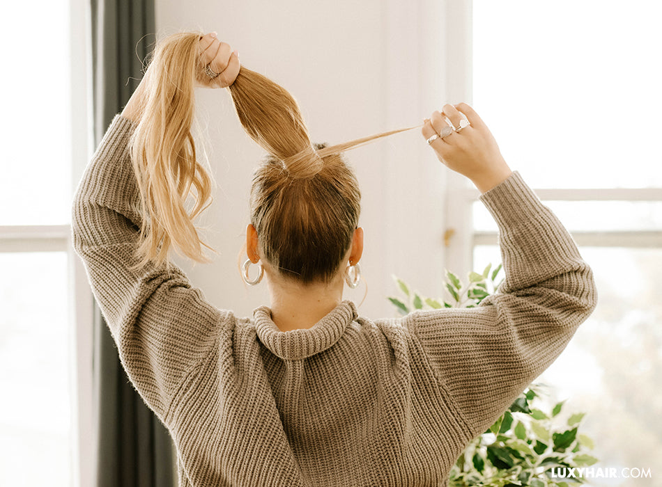 How to do a ponytail with extensions