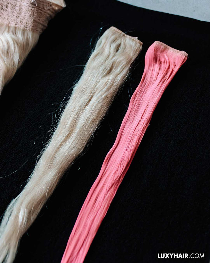 Coloring Hair Extensions Do's and Don'ts Hair Advice Luxy Blog