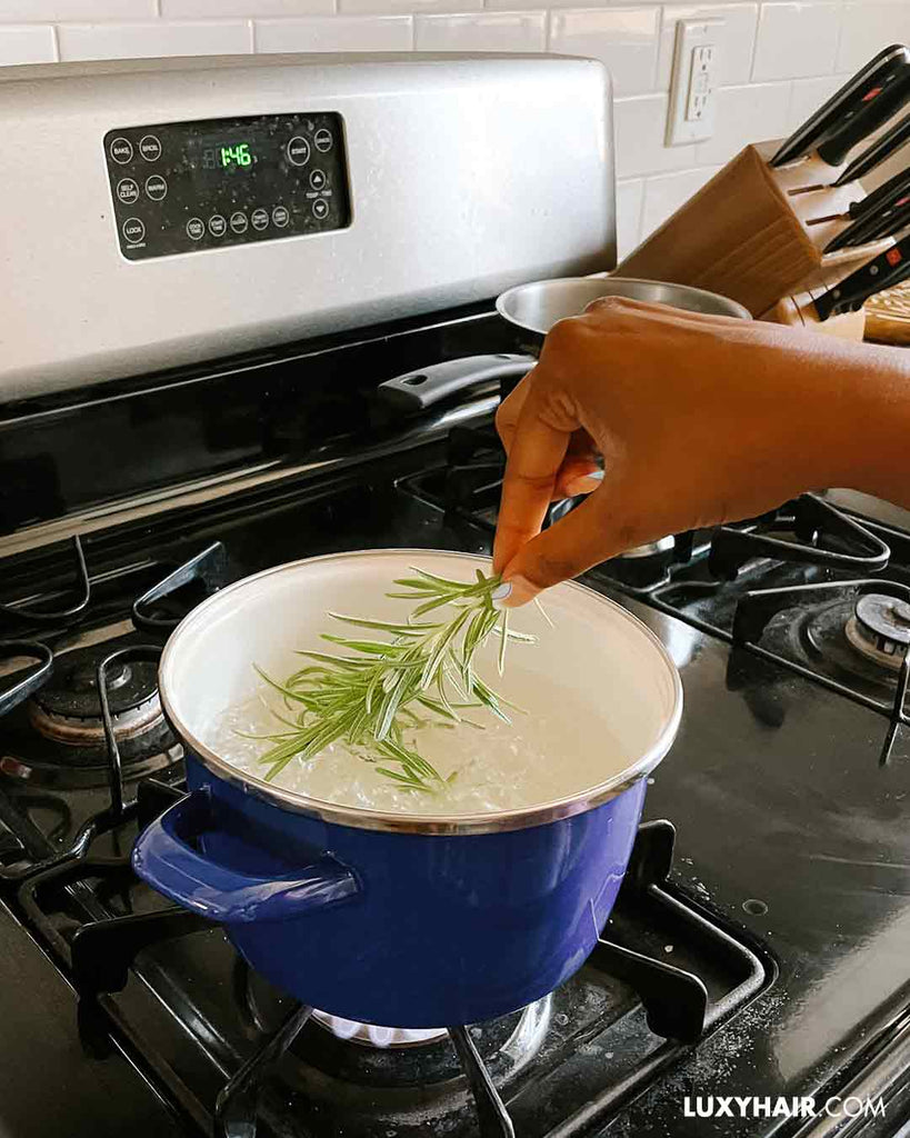 Rosemary tea Hair Rinse