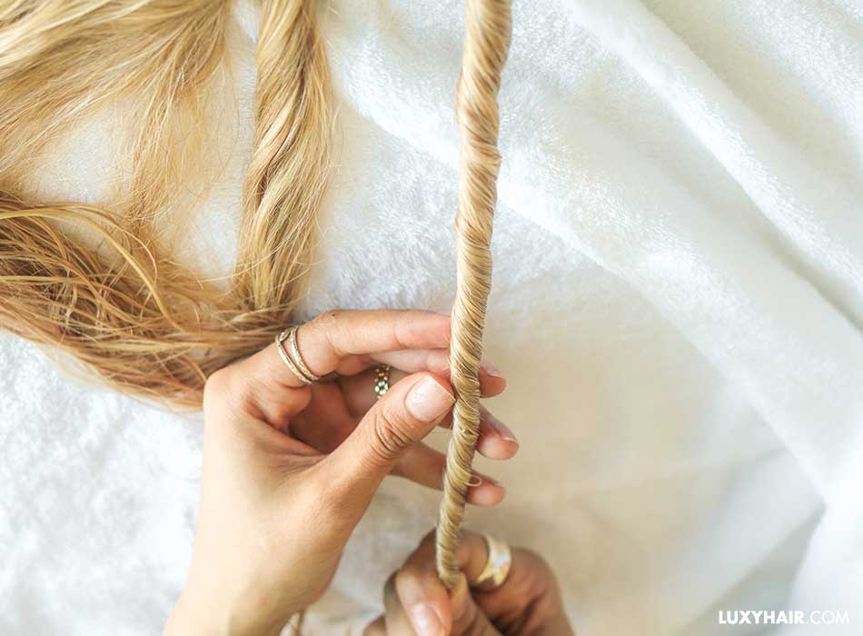 air dry hair extensions