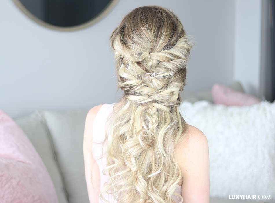 Wedding hairstyles for long hair