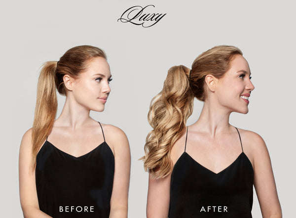 how to get a thicker ponytail with hair extensions