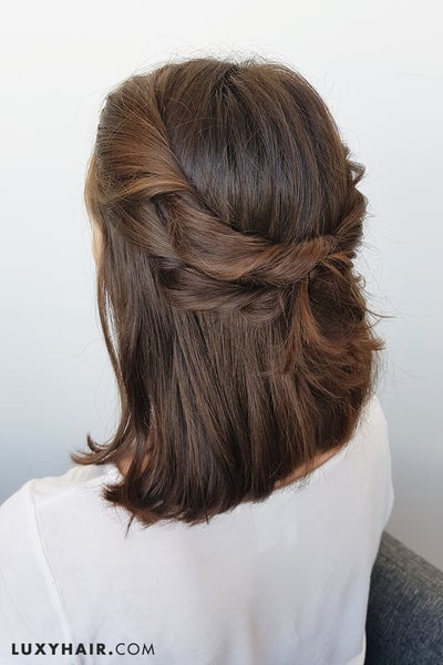 double twist short hair style