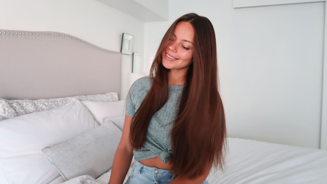how to get long shiny hair