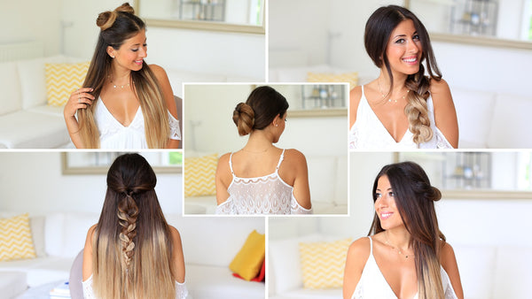 how to do easy hairstyles under one minute