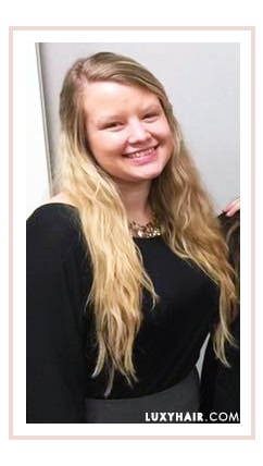 #myluxyhairstory Hannah