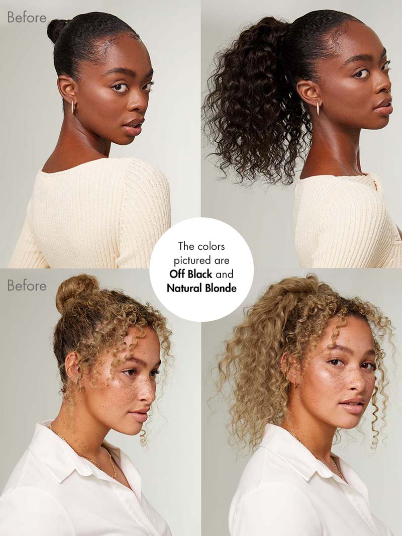Luxy Hair Curly Ponytail Extension | Natural Red (16 inch)